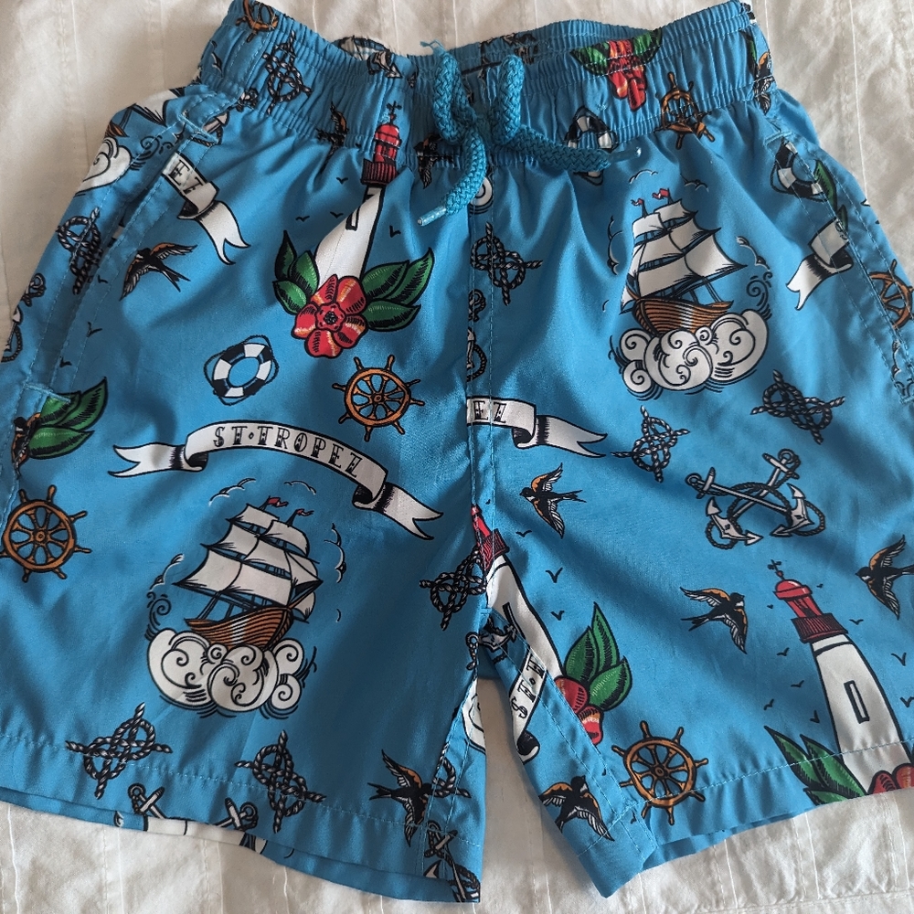 Vilebrequin Boys Size 6 Swim Trunks